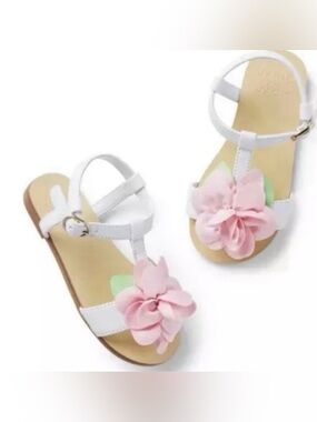 Janie and Jack Flowered Sandal